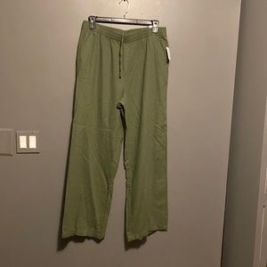 Old Navy Linen wide leg pants LTall